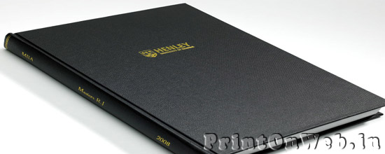 Hard Binding With Black Cover