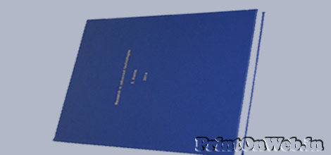 Hard Binding With Blue Cover