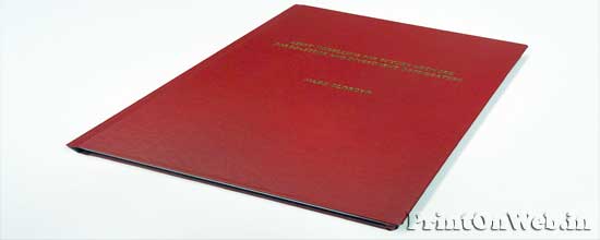 Hard Binding With Red Cover