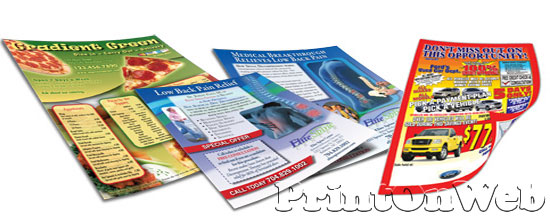 leaflet advertisement